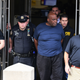 Suspect Frank James is led by police from Ninth Precinct after being arrested for his connection to the mass shooting at the 36th St subway station on April 13, 2022 in New York City. James, the suspected gunman in Tuesday’s shooting, was arrested this afternoon after a hotline caller’s tip. James is alleged to have shot 10 people, critically injuring five, on the N train during Tuesday’s morning rush hour.